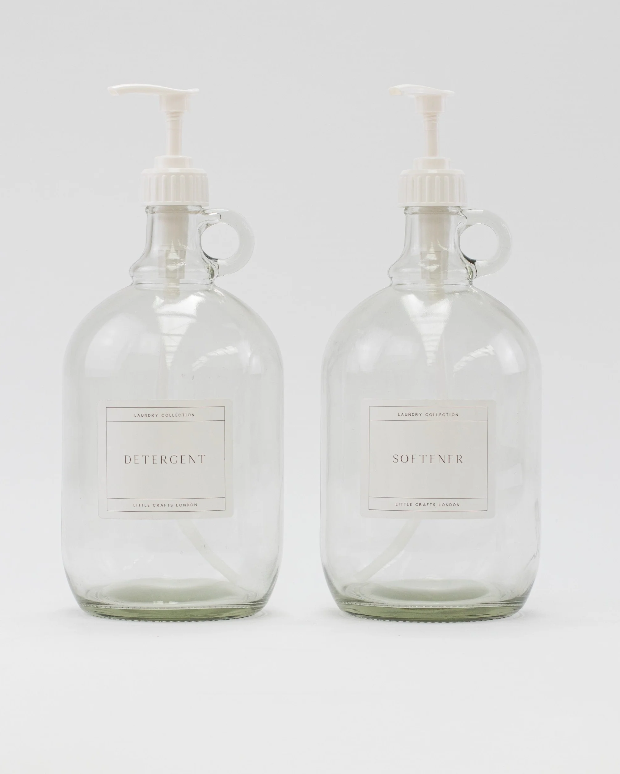 2L Clear Glass Laundry Bottle - Image 3