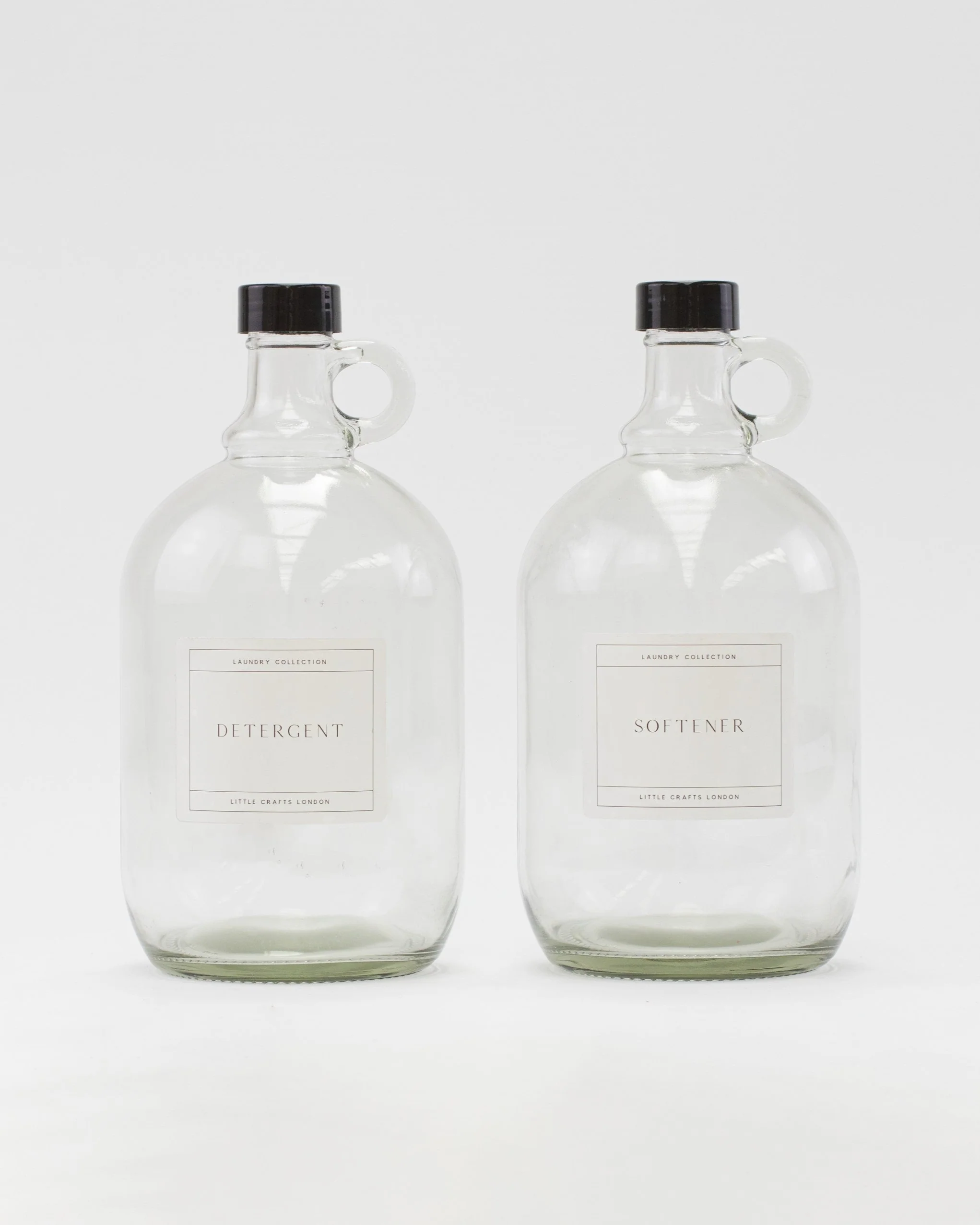 2L Clear Glass Laundry Bottle - Image 4