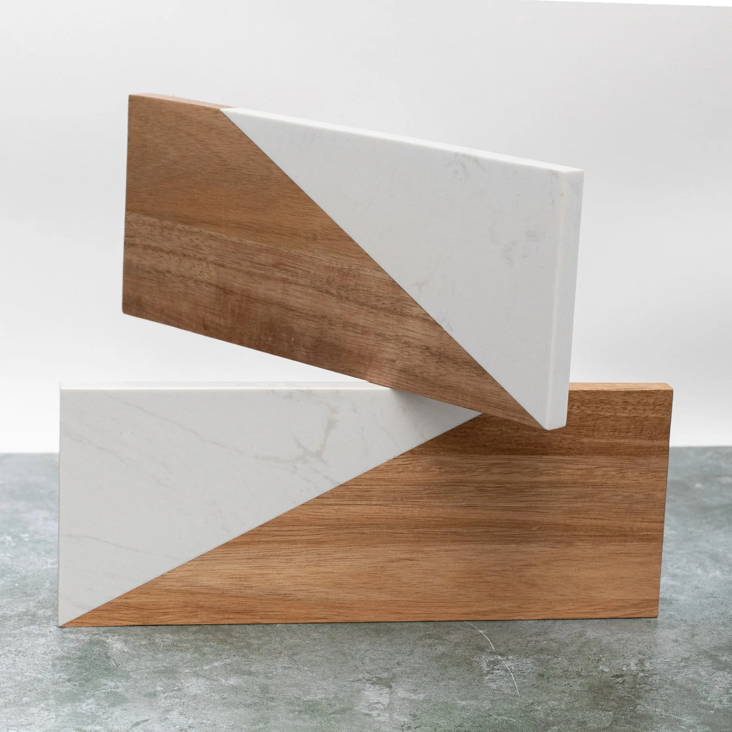 Acacia / Marble Rectangle Tray - Image 5