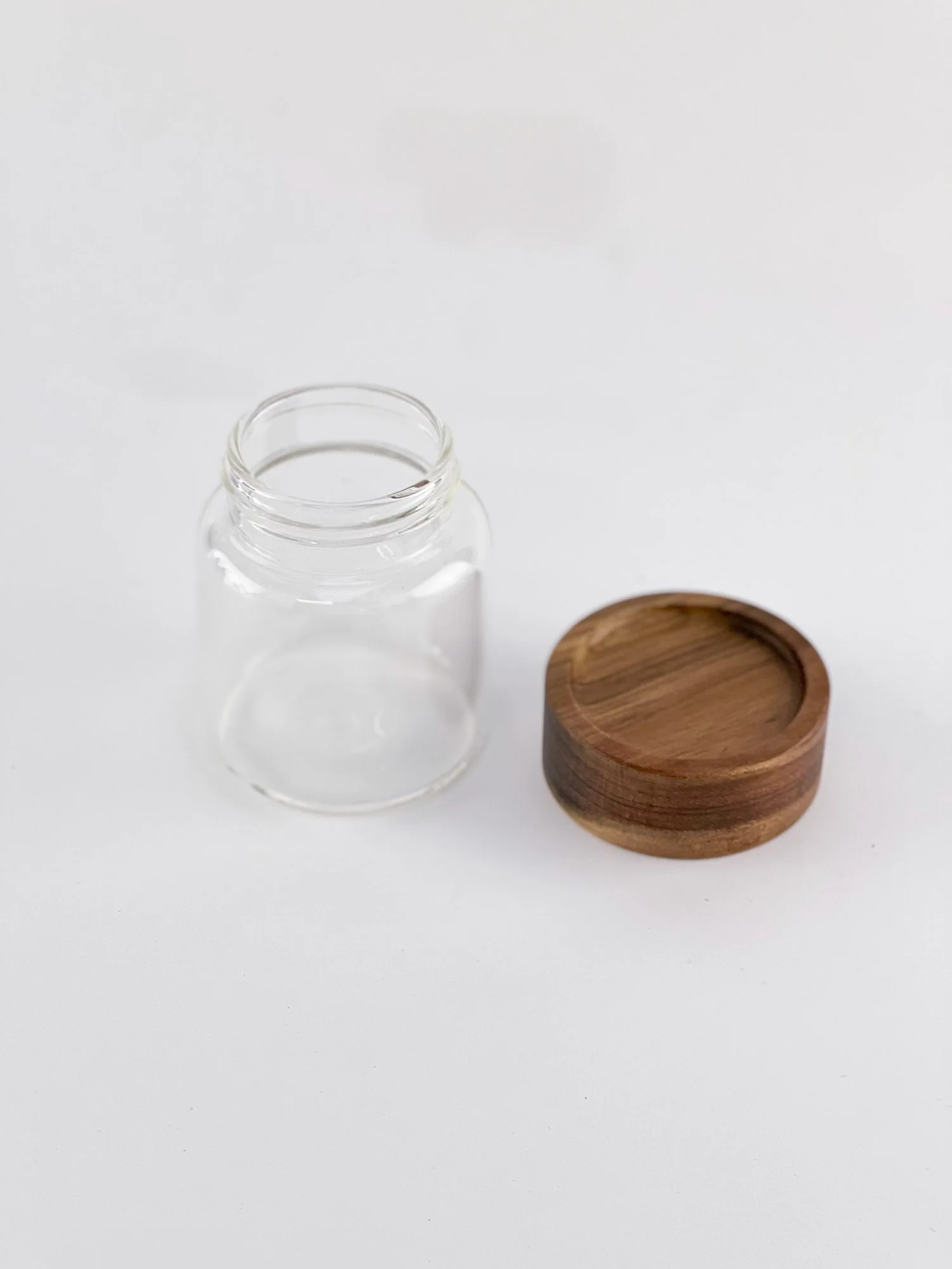 Acacia Wood Glass Spice Jar 180 ML - Image 18