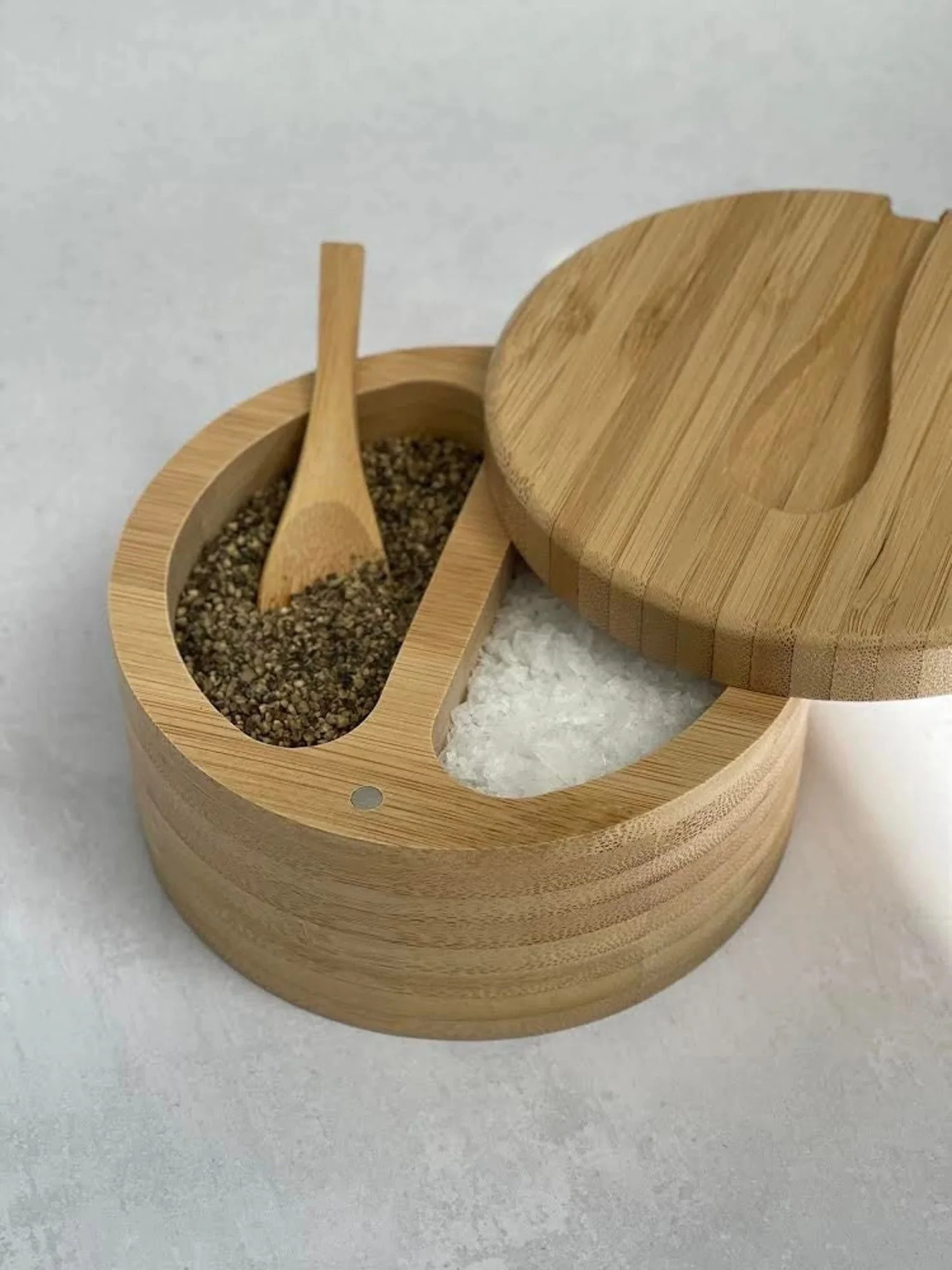 Bamboo Pot Double Compartment - Image 5