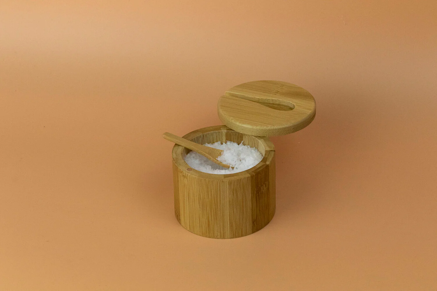 Bamboo Pot with Spoon - Image 3