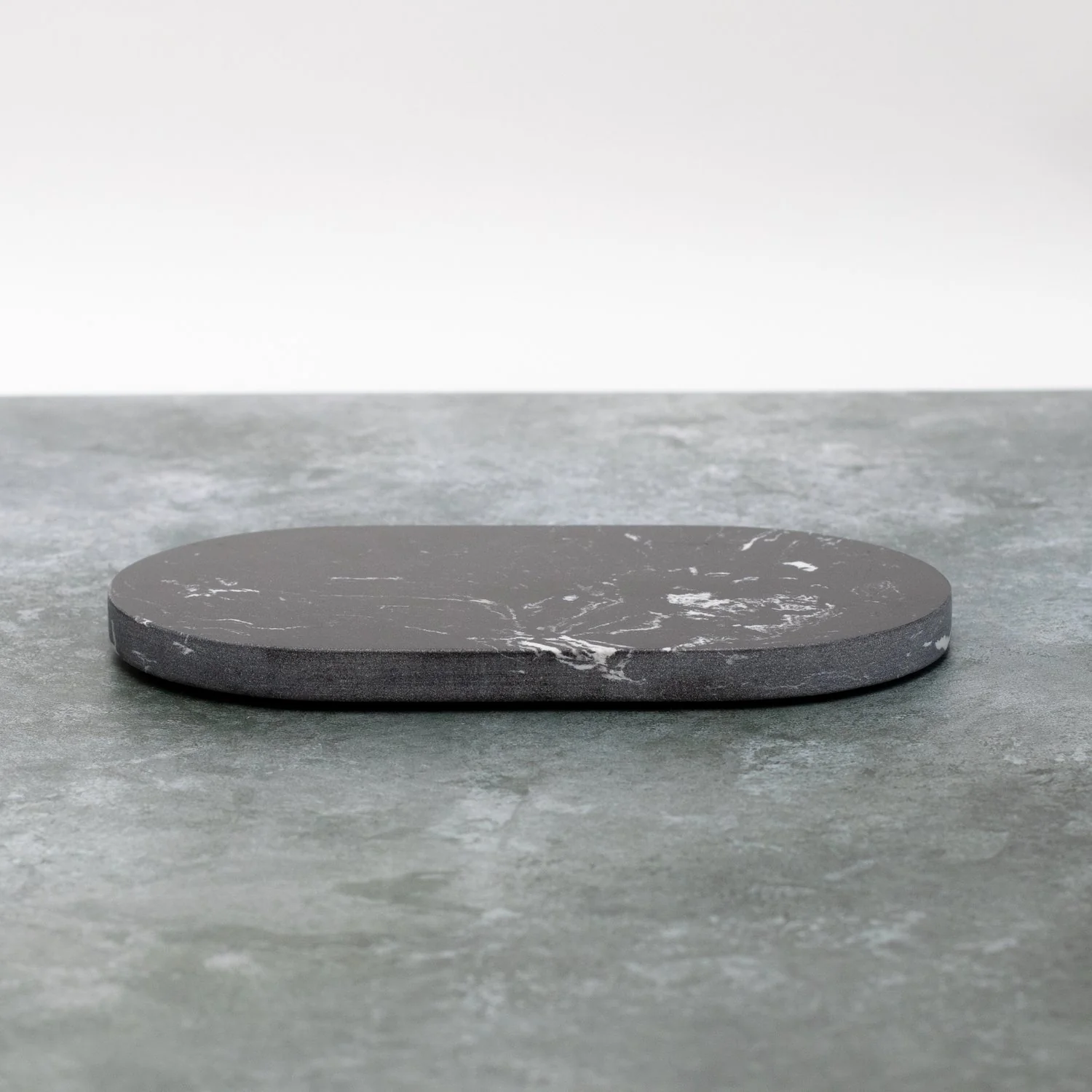 Black Marble Oval Tray - Image 4
