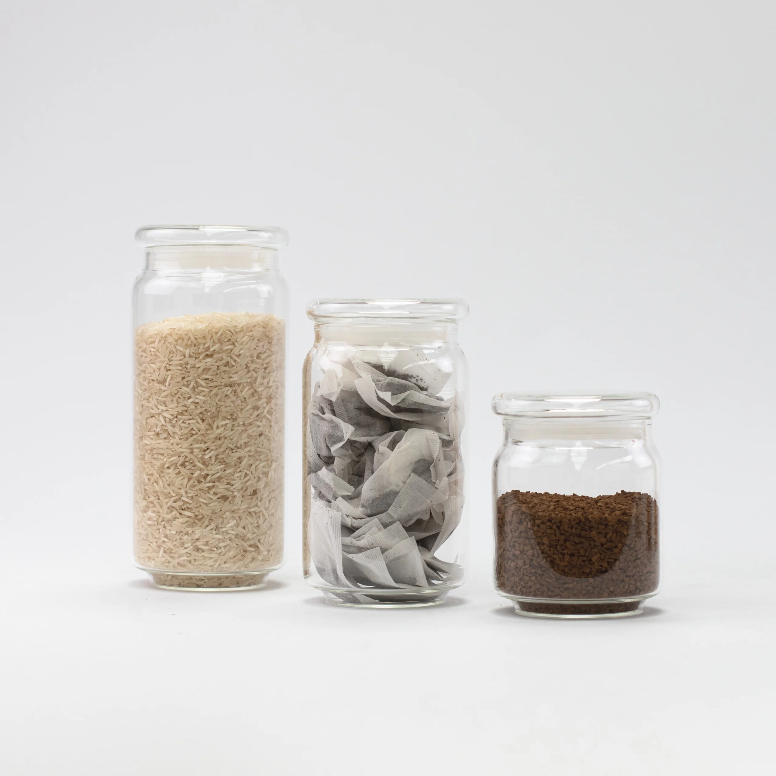 Clear Glass Pantry Jars - Image 3