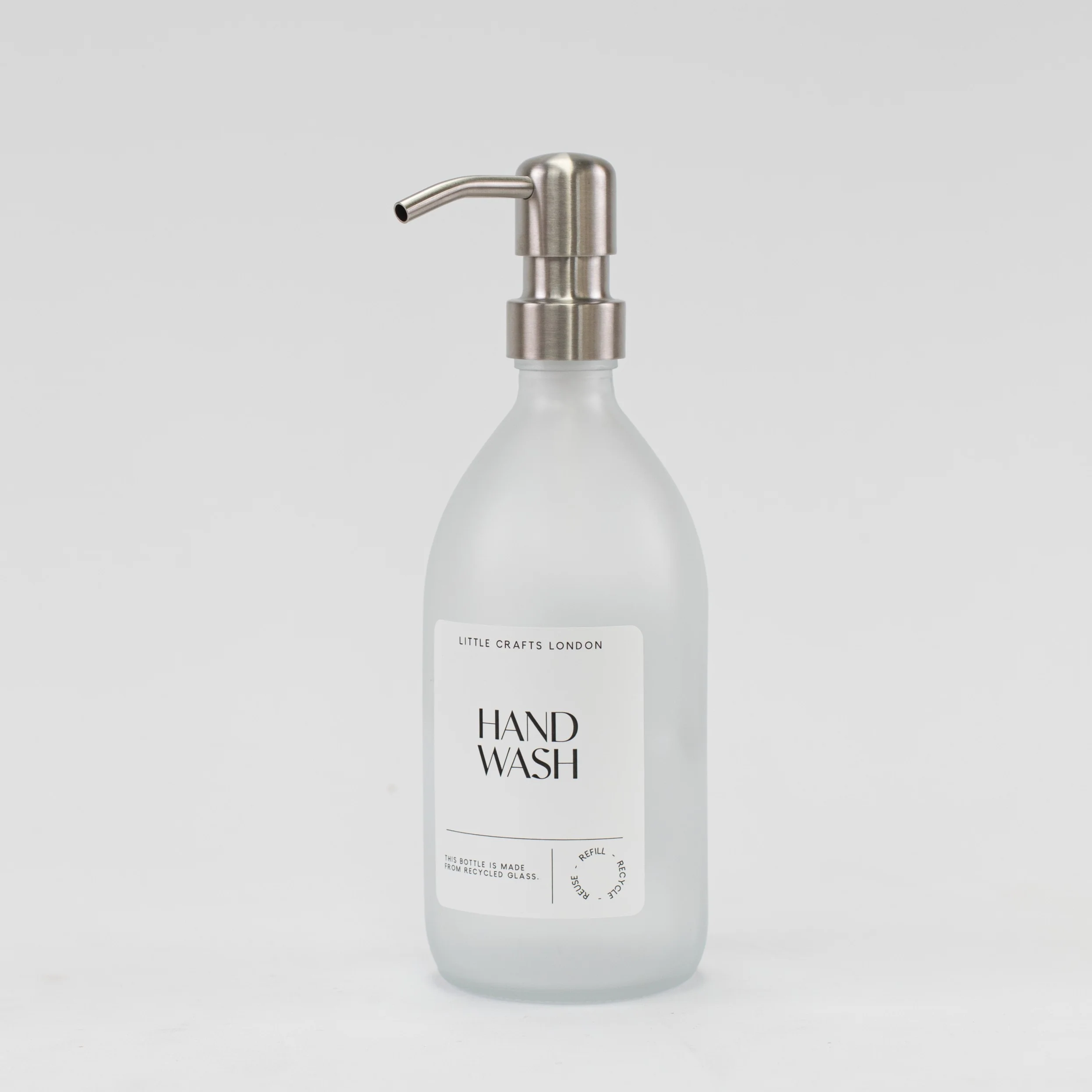 Frosted Clear Soap Dispenser 500 ML - Image 2