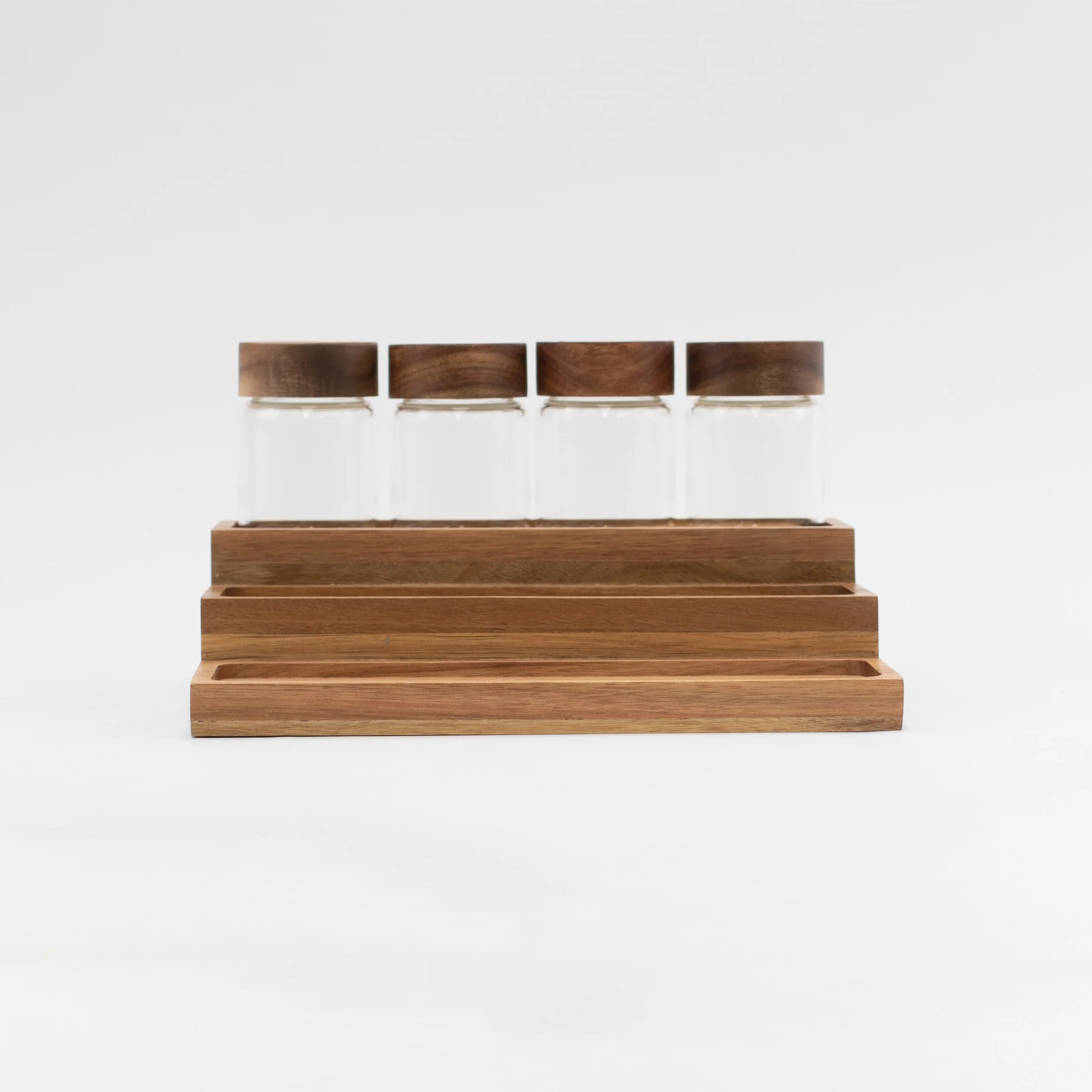 Imperfect Acacia Spice Rack Holder - Image 9