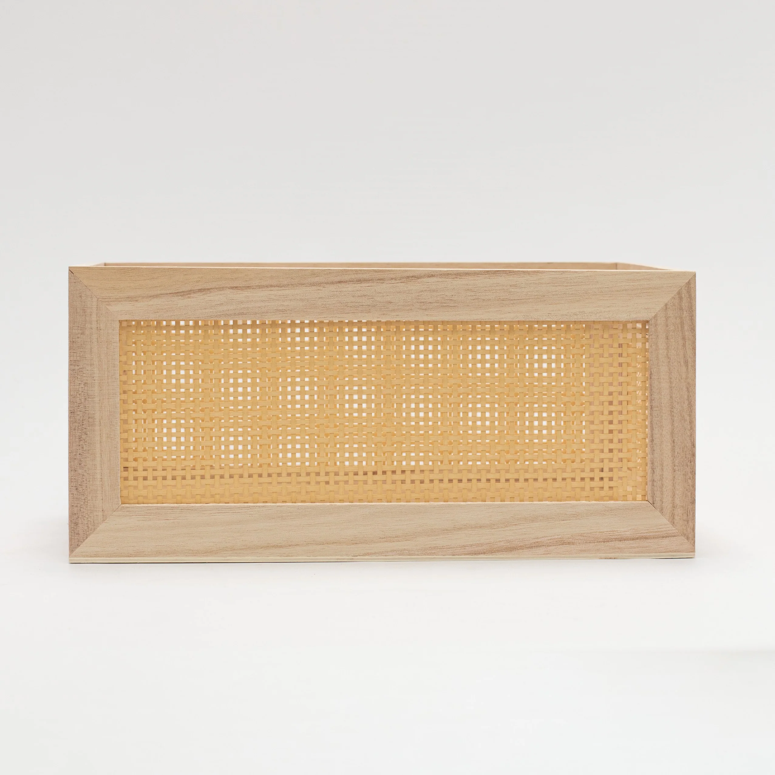 Light Bamboo Woven Basket - Image 3