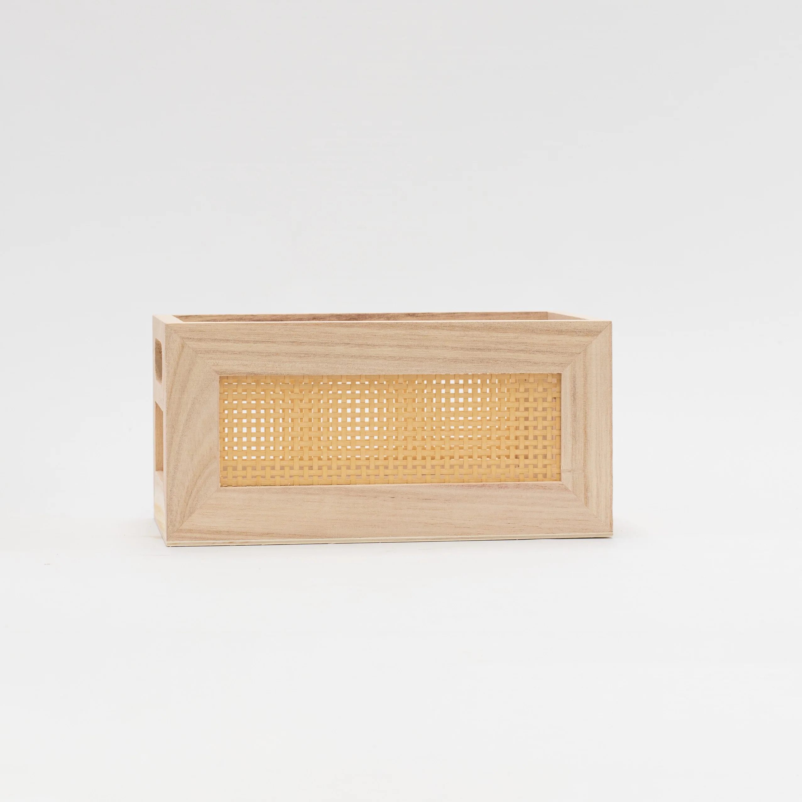 Light Bamboo Woven Basket - Image 5