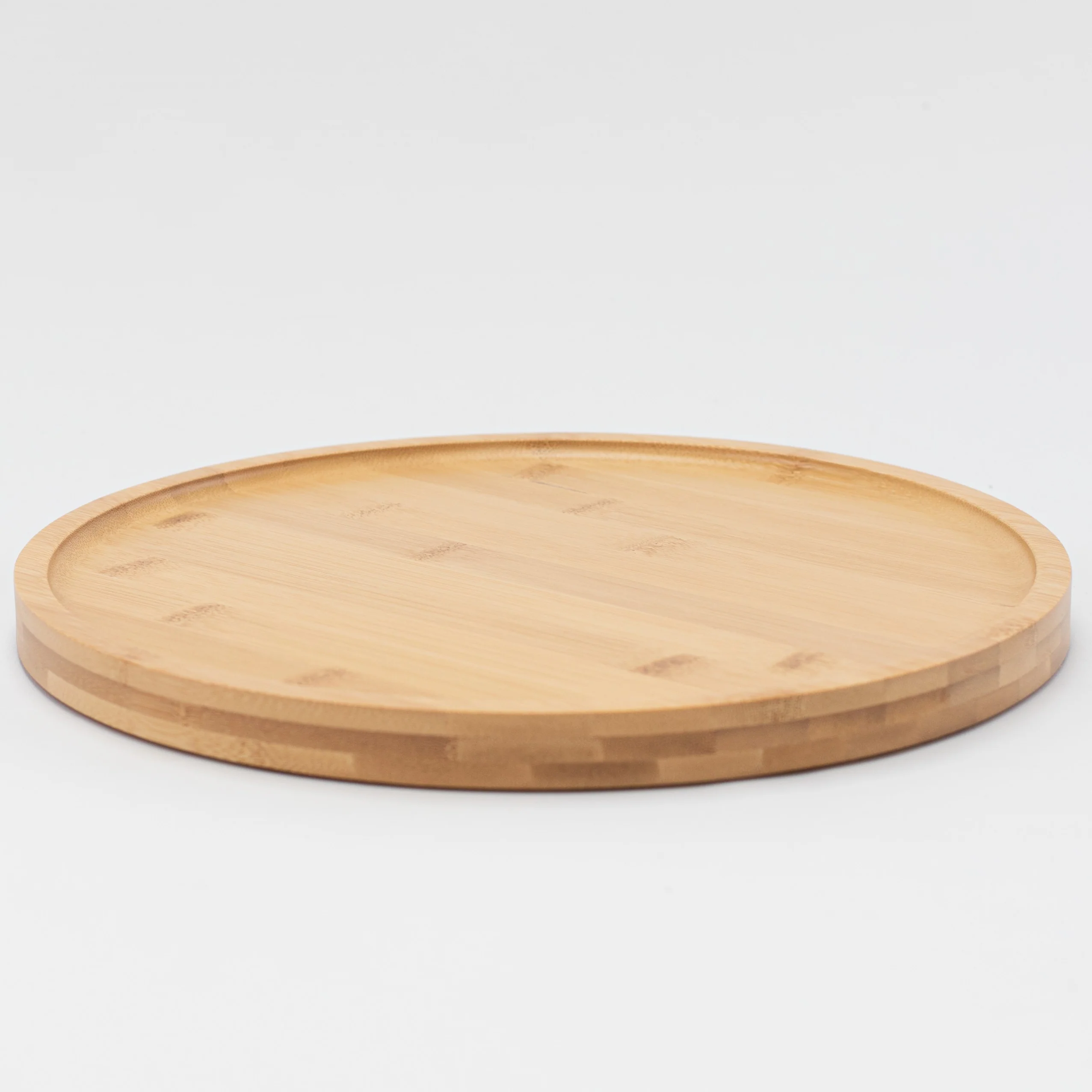 Round Bamboo Tray 30 CM Diameter - Image 3