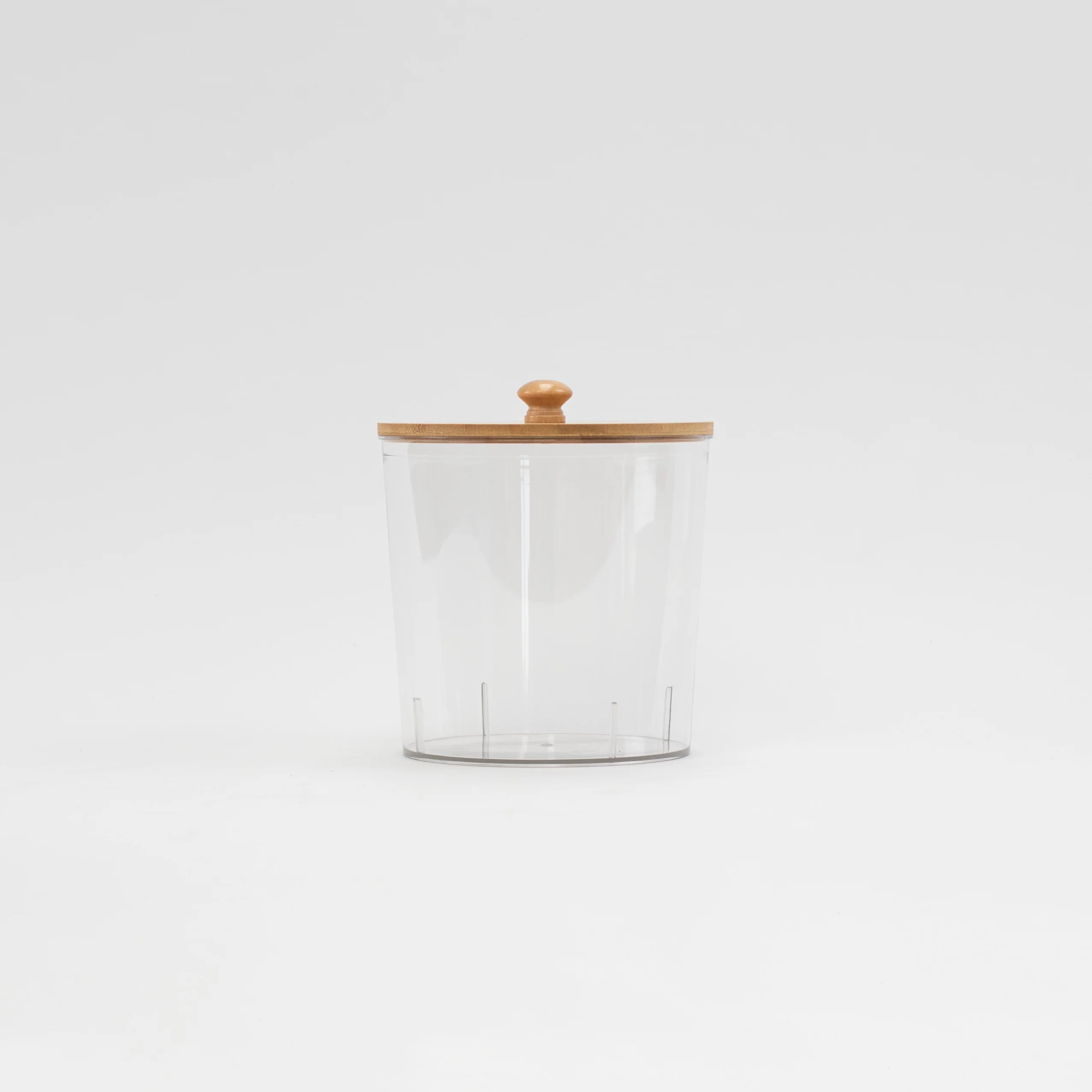 Set of 3 Plastic Laundry Set with Bamboo Lid - Image 3