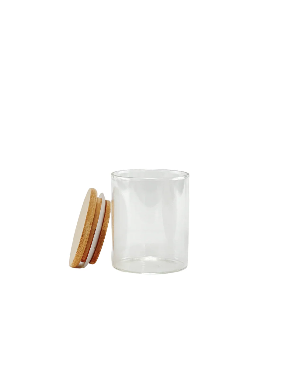 Glass Spice Jar with Bamboo Lid 200ml Small - Image 10